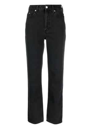 Tommy Hilfiger high-rise straight jeans - Black
