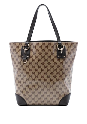 Gucci Pre-Owned 2016-2026 GG Crystal Vertical Charm tote bag - Neutrals