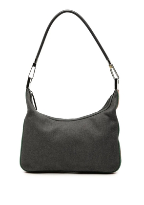Gucci Pre-Owned 2000-2015 Denim Web shoulder bag - Black
