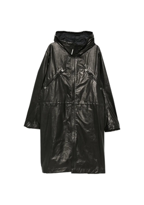 Isaac Sellam Experience hooded leather jacket - Black