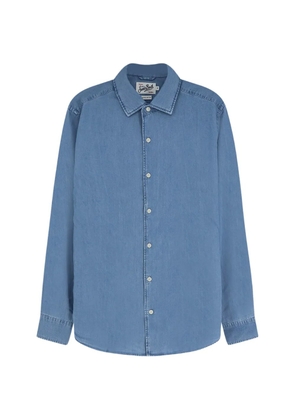 MC2 Saint Barth Raphael chambray long-sleeve shirt - Blue