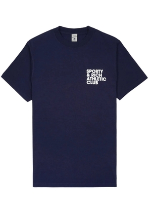 Sporty & Rich Exercise Often cotton T-shirt - Blue