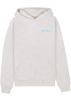 Sporty & Rich Rizzoli logo-print hoodie - Grey
