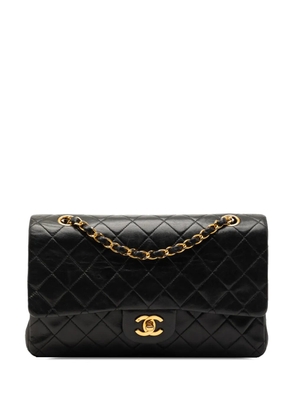 CHANEL Pre-Owned 1989-1991 Medium Classic Lambskin Double Flap shoulder bag - Black