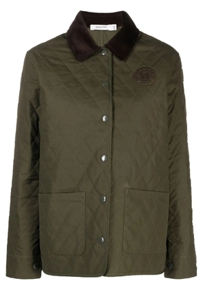 Sporty & Rich Connecticut quilting cotton jacket - Green