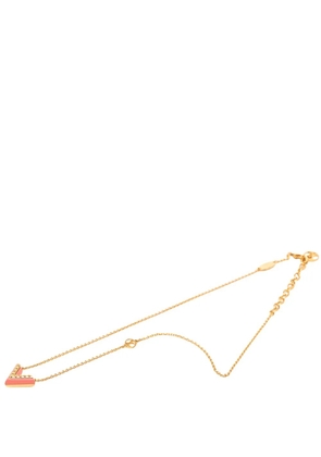 Louis Vuitton Pre-Owned 2018 Gold Plated Resin Essential V Necklace costume necklace