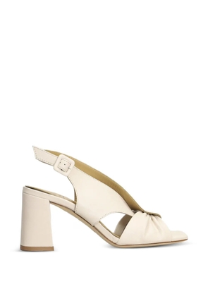 L Arianna twist-detail slingback sandals - Neutrals
