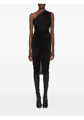 Rick Owens Lilies Avra one-shoulder ruched-detail dress - Black