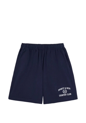 Sporty & Rich drawstring track shorts - Blue