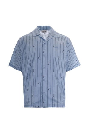 Lacoste stripe-print short-sleeve shirt - Blue