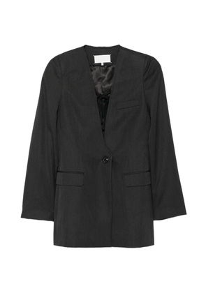 Maison Margiela collarless blazer - Grey