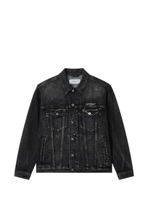 Off-White Arrows-print denim jacket - Black