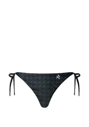 Perfect Moment Salinas houndstooth bikini bottoms - Black