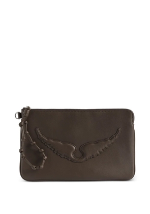 Zadig&Voltaire Angel clutch bag - Brown