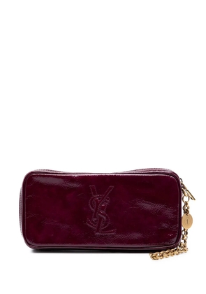 Saint Laurent Pre-Owned 2013-2025 Patent Belle de Jour pouch - Red