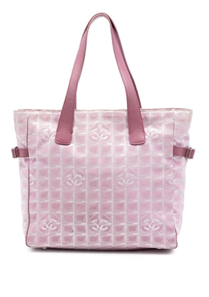 CHANEL Pre-Owned 2000-2002 New Travel Line Nylon tote bag - Pink