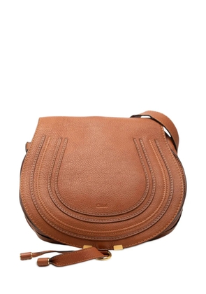 Chloé Pre-Owned 2013 Grained Calfskin Marcie Saddle crossbody bag - Brown