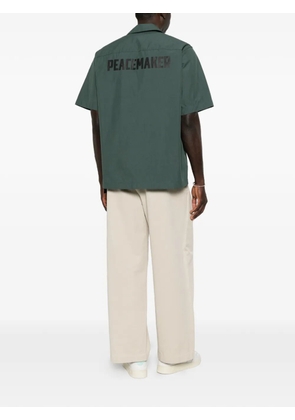 OAMC Peacemaker short-sleeve shirt - Green