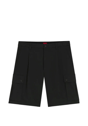 HUGO pleated cargo shorts - Black