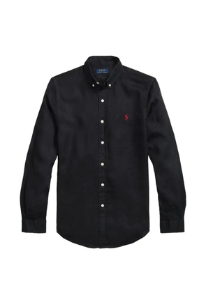 Polo Ralph Lauren embroidered-logo button-down shirt - Black