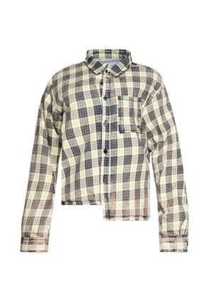 Natasha Zinko Botched check-pattern jacket - Neutrals