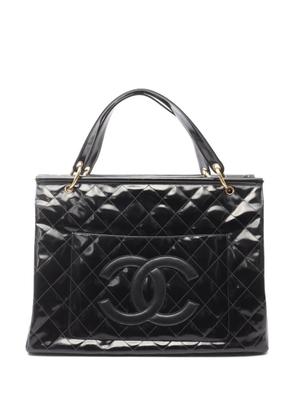 CHANEL Pre-Owned 1996-1997 matelassé tote bag - Black