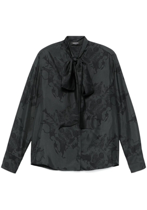 Fabiana Filippi x Benni Bosetto printed silk shirt - Black