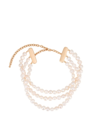 Cult Gaia Nora triple-strand necklace - Gold