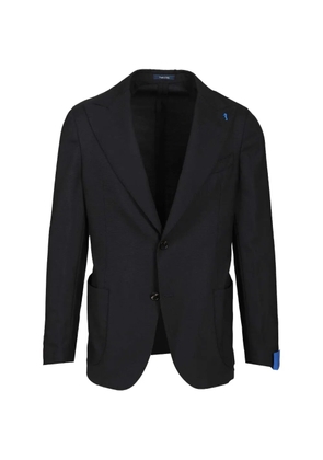 Guarinucci peak-lapel single-breasted blazer - Blue