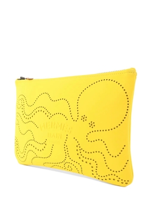 Hermès Pre-Owned medium Neobain Poulpe Fiction clutch bag - Yellow