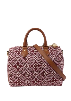 Louis Vuitton Pre-Owned 25 Speedy Bandoulière Jacquard Since 1854 tote bag - Red