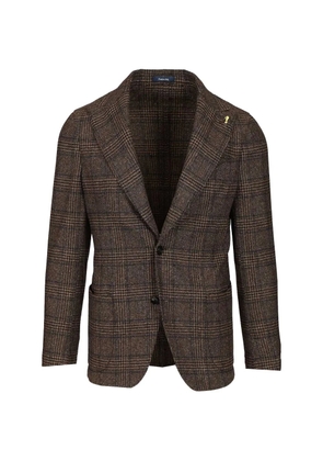 Guarinucci Prince of Wales check blazer - Brown