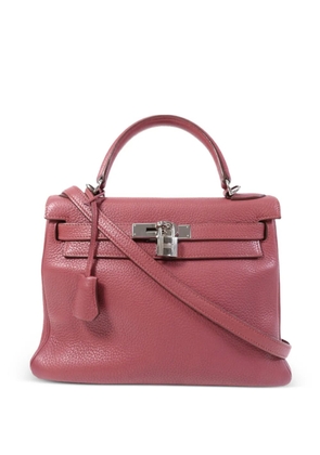 Hermès Pre-Owned Kelly 28 twist-lock tote bag - Pink