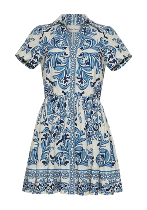 Cara Cara floral-print mini dress - Blue