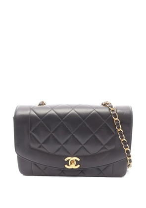 CHANEL Pre-Owned 1991-1994 Diana Flap Matelassé shoulder bag - Black