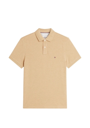 Tommy Hilfiger 1985 logo-embroidered polo shirt - Neutrals