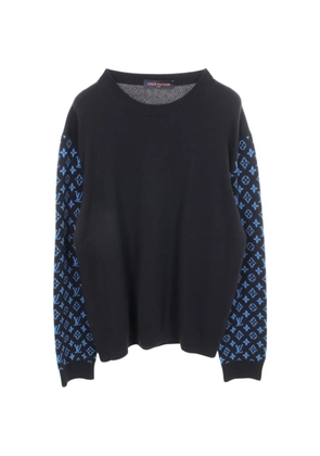 Louis Vuitton Pre-Owned 2010s Monogram sleeves sweater - Black