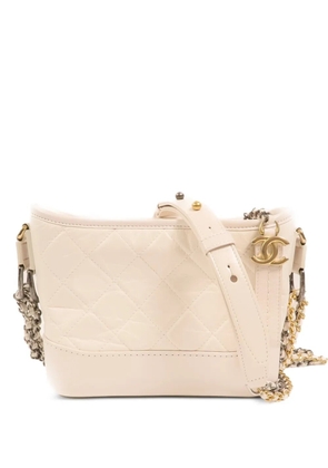CHANEL Pre-Owned Gabrielle quilted cross body bag - Neutrals