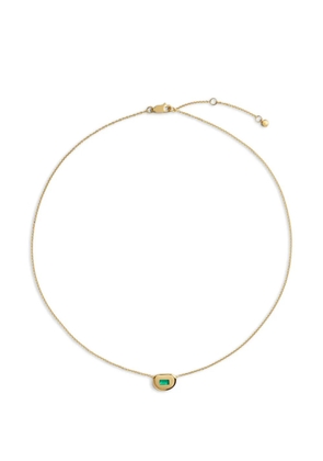 Monica Vinader Gemdrop onyx necklace - Gold