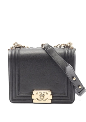CHANEL Pre-Owned 2021s Boy chain-strap shoulder bag - Black