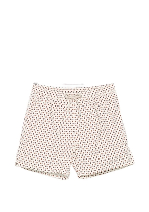 MC2 Saint Barth floral-print drawstring swim shorts - Neutrals