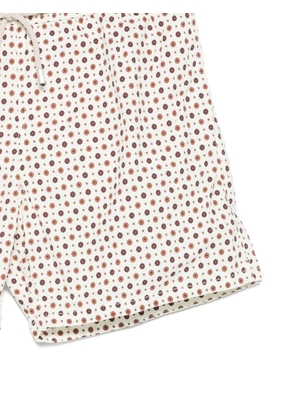 MC2 Saint Barth floral-print drawstring swim shorts - Neutrals
