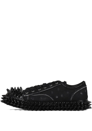 Doublet studded lace-up sneakers - Black