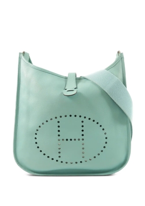 Hermès Pre-Owned GM Evelyne cross body bag - Blue