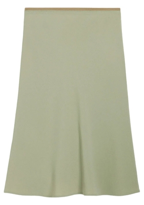 AMI Paris crepe midi skirt - Green