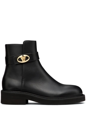 Valentino Garavani 40mm VLogo Locker ankle boots - Black