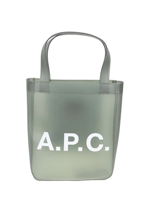 A.P.C. logo-print tote bag - Green