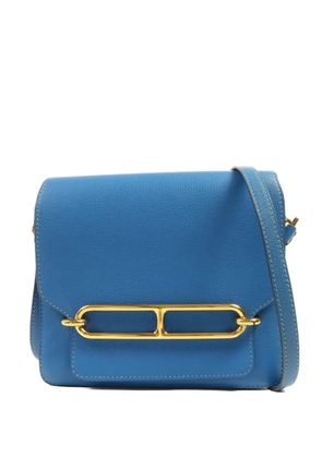 Hermès Pre-Owned mini Roulis Evercolor-leather crossbody bag - Blue