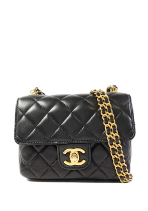 CHANEL Pre-Owned CC turn-lock quilted shoulder bag - Black