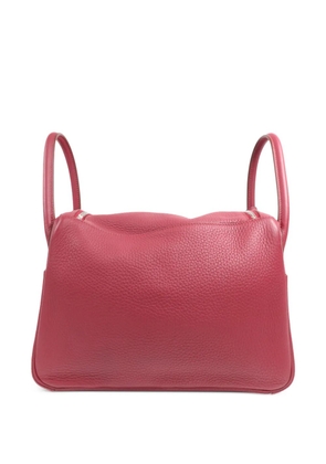 Hermès Pre-Owned Lindy leather tote bag - Red